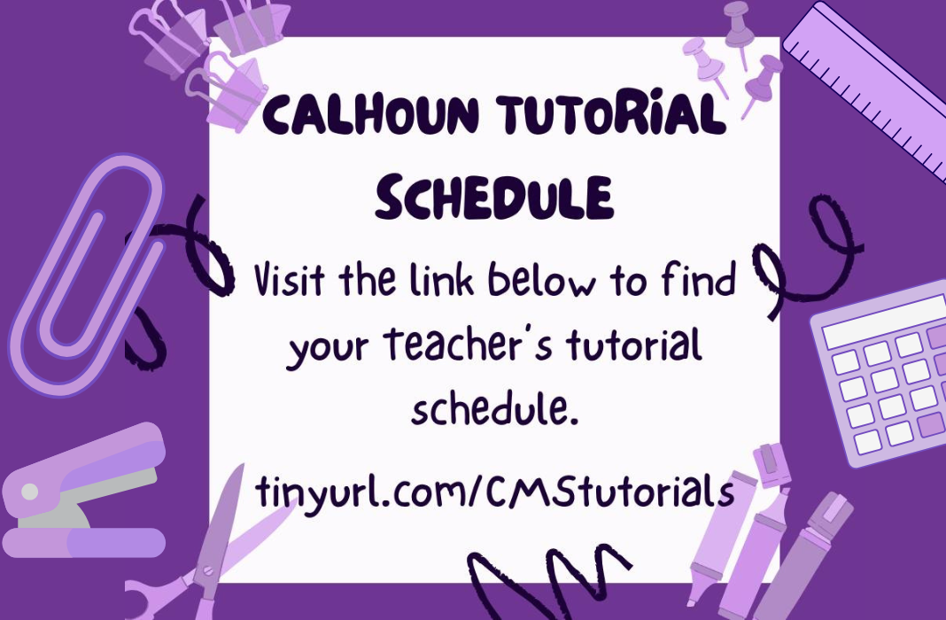 Tutoring Schedule